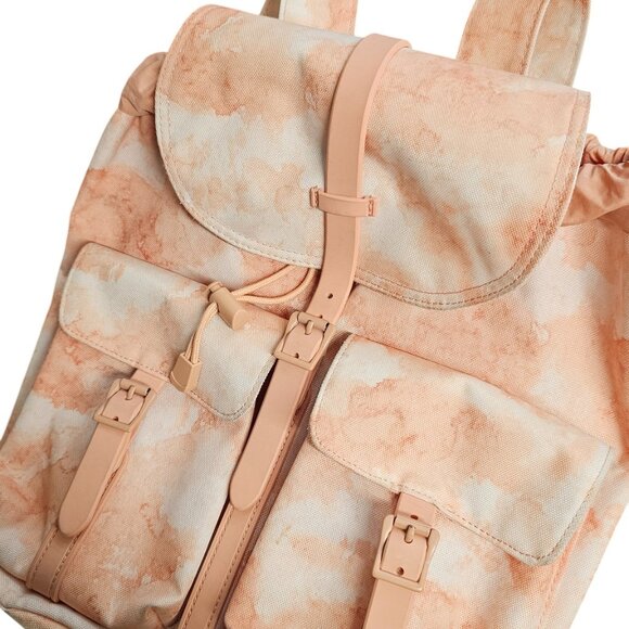 Herschel Supply Co Dawson Small Backpack, Tie Dye, Pockets, Cargo, Travel,Orange - Picture 4 of 11